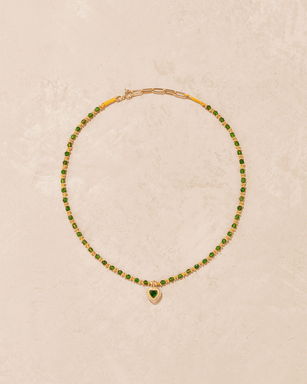 Gini K Diopside necklace