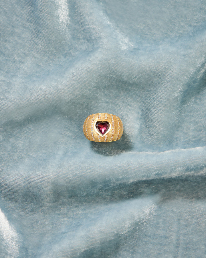 Menaka Garnet ring