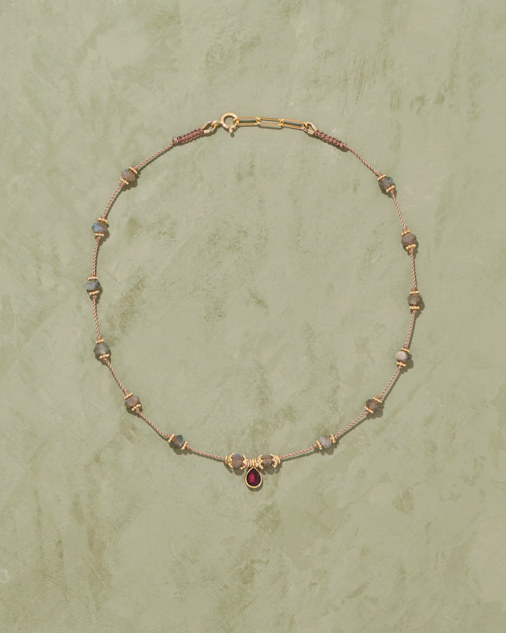 Tanza labradorite necklace