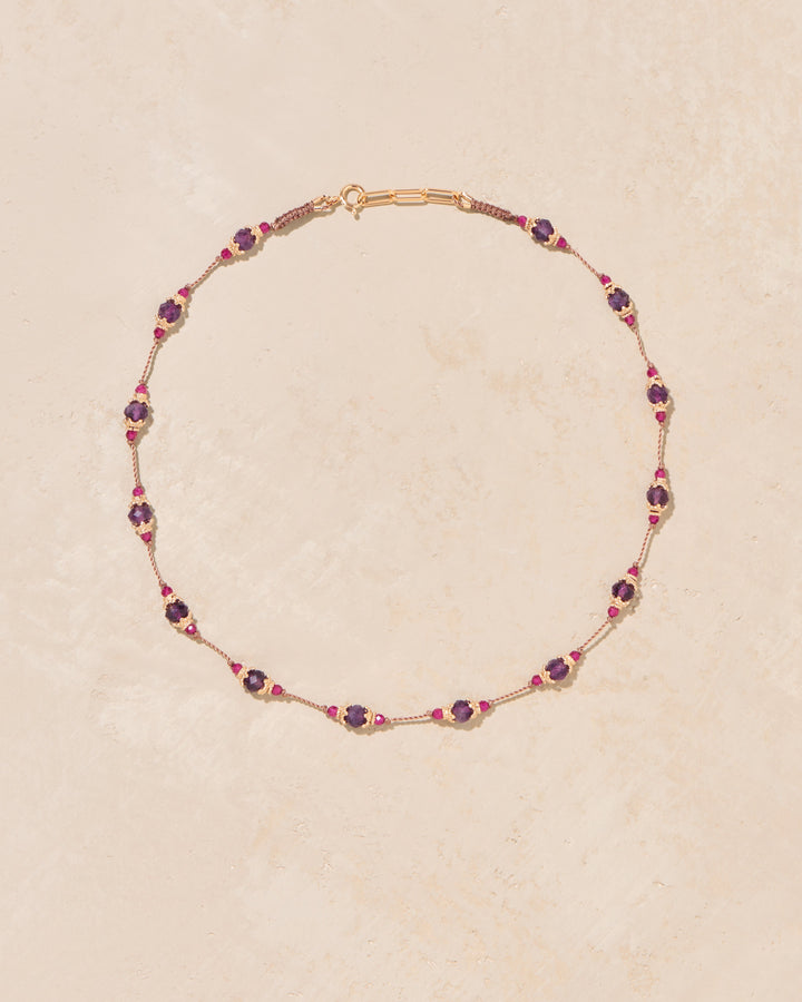 Sriphala Amethyst necklace