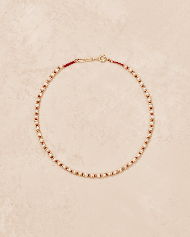 Kamala Pearl or Turquoise Necklace