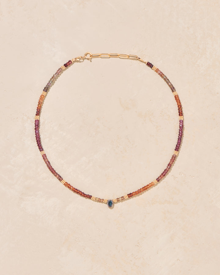 Vajra Sapphire tundra necklace
